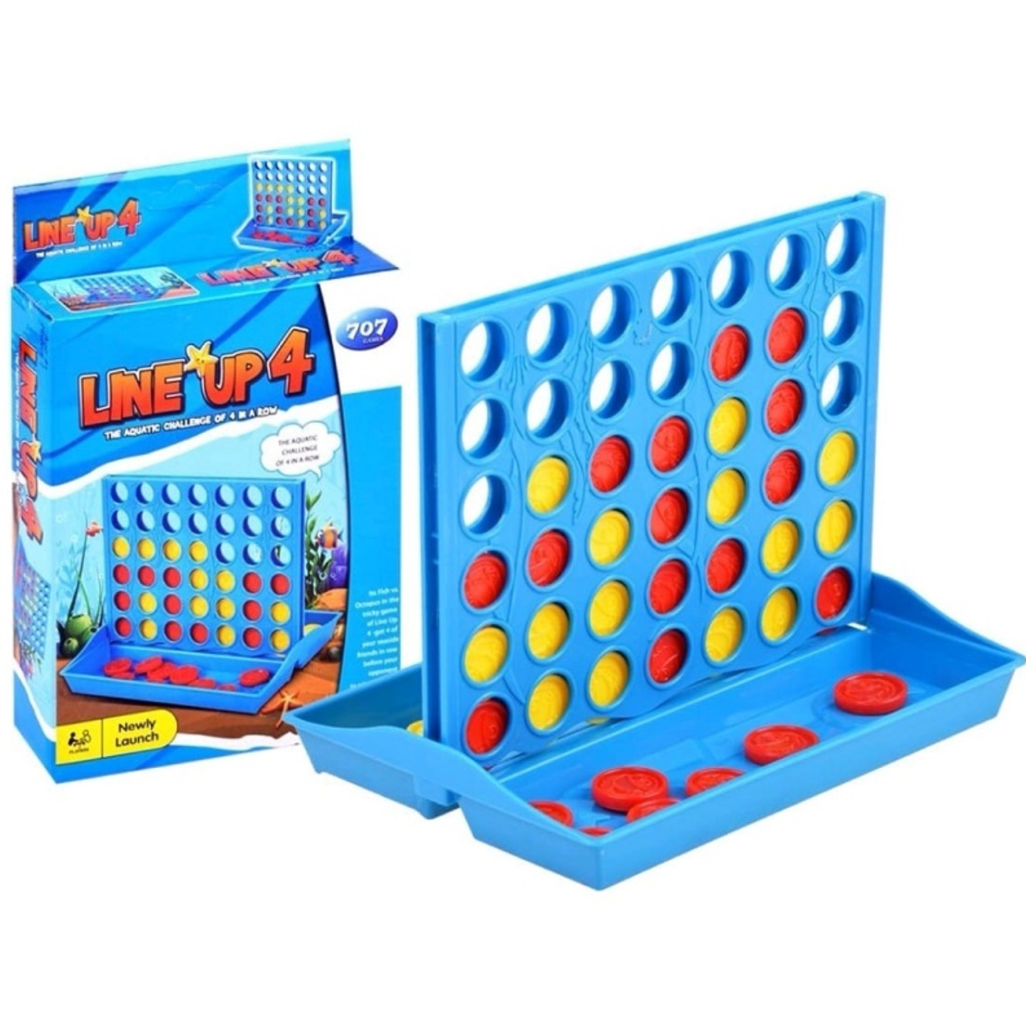 Board Game Play N Learn 707 Math Skills Line Up 4 Game