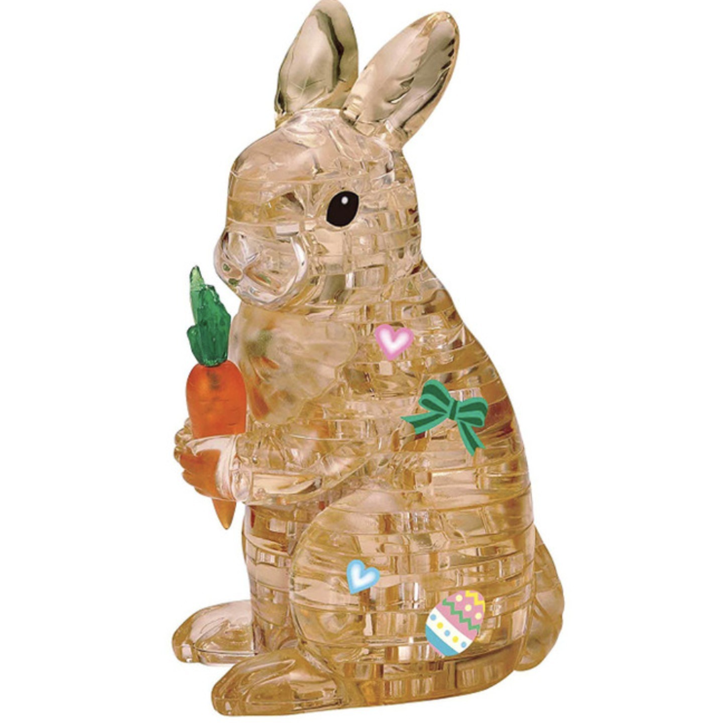 Jigsaw 3D Crystal Puzzle Brown Rabbit