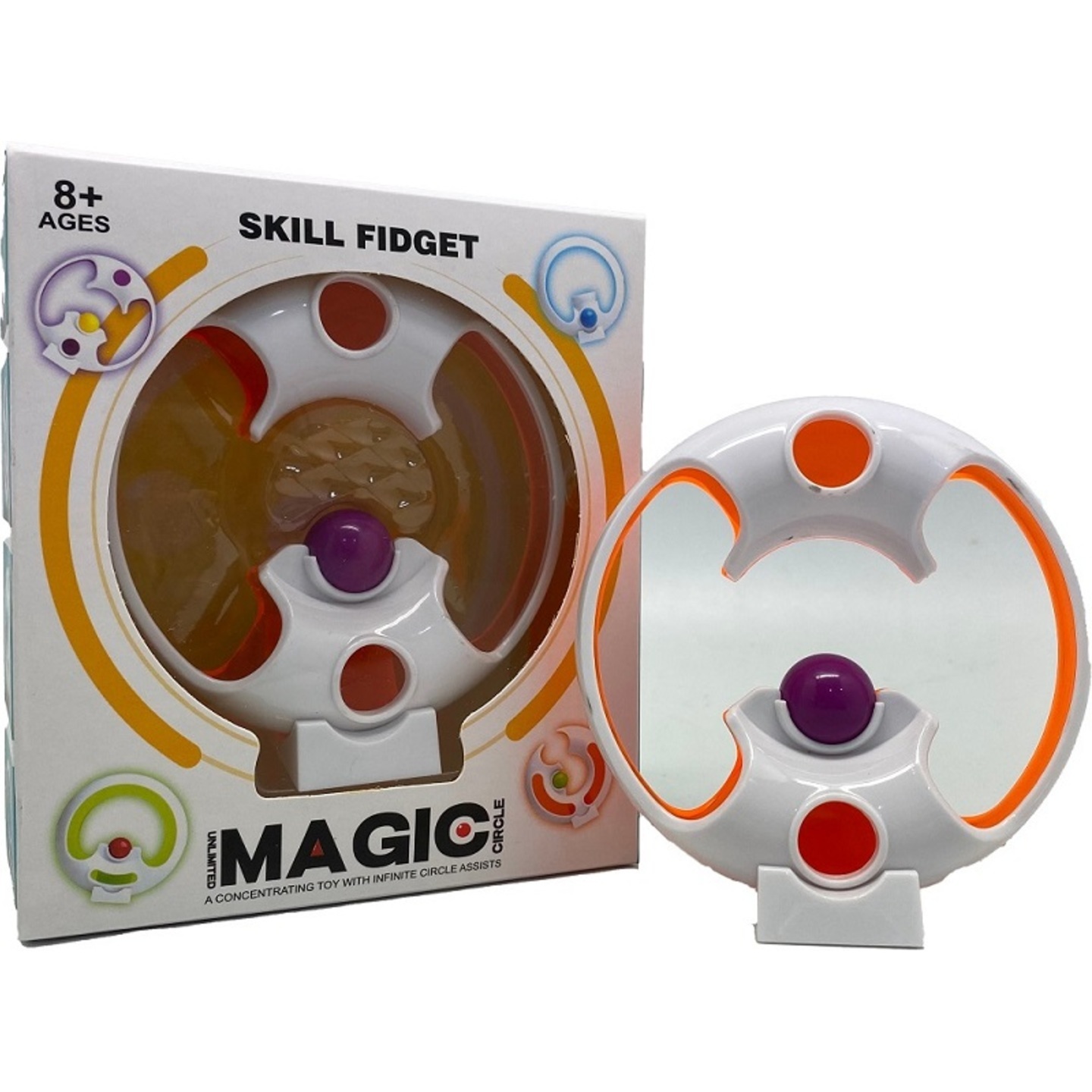 Developmental IQ Fidget Toy For Kids Play N Learn Party Gift Energy Loop Edge  Random Colour