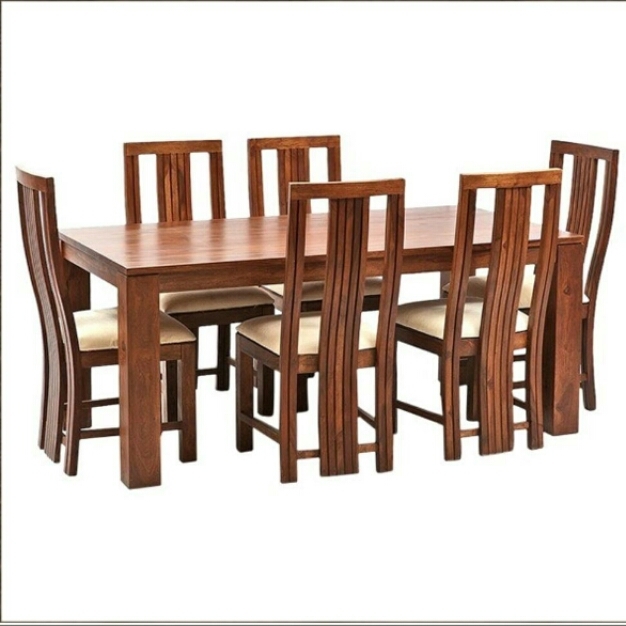 Fn table sheesham dining 6 seater