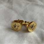 Engraved Monogram Cufflinks
