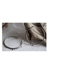 Silver Oversized Raw Hoops