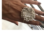 Handmade Silver Ghungroo Ring