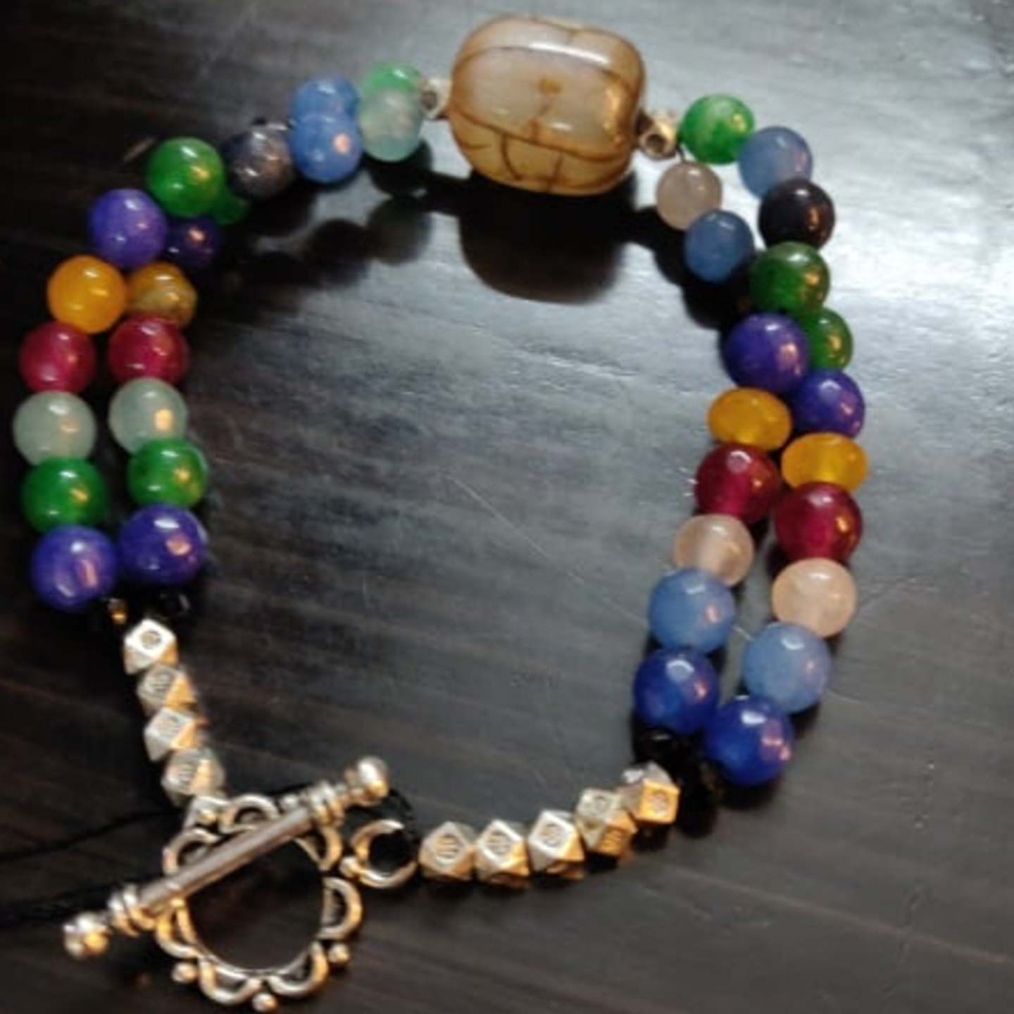 multi colour beads bracelet