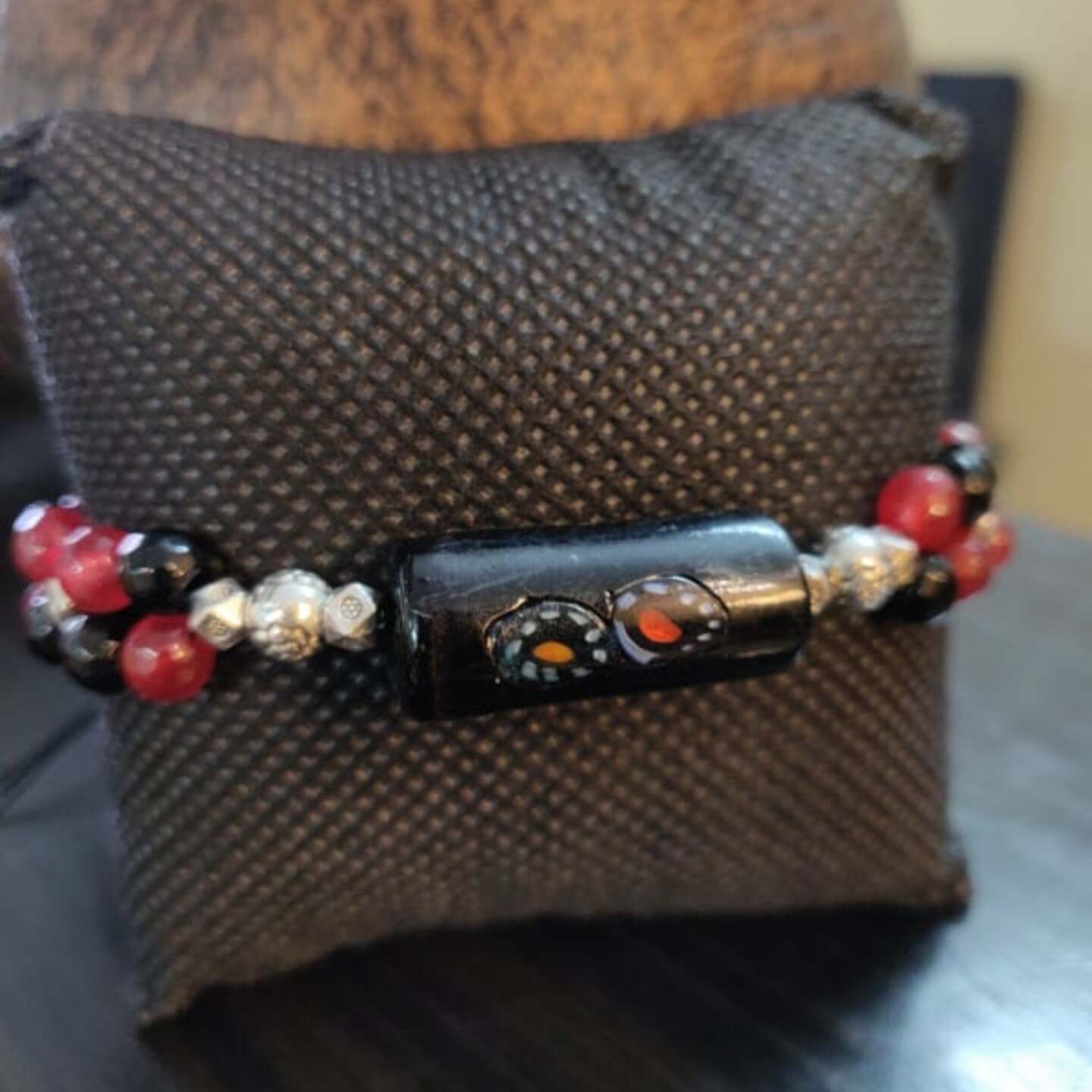 Semi-precious beads bracelet