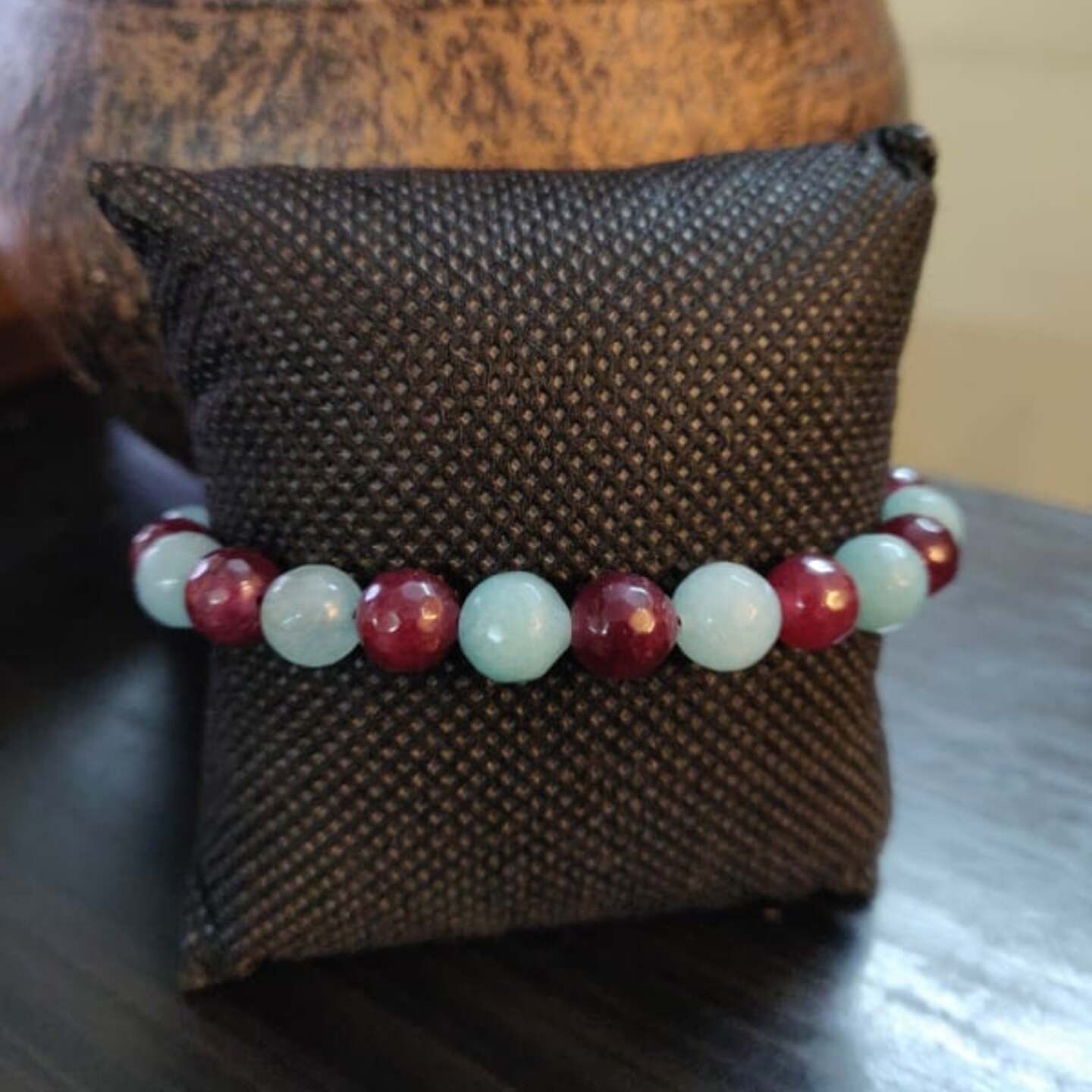 Semi-precious beads bracelet