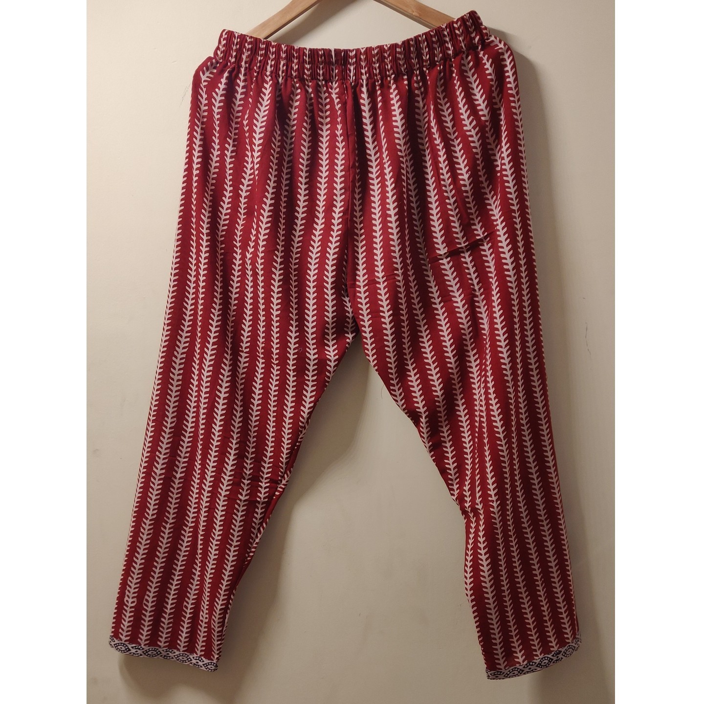 Bagh hand block print cotton straight pant