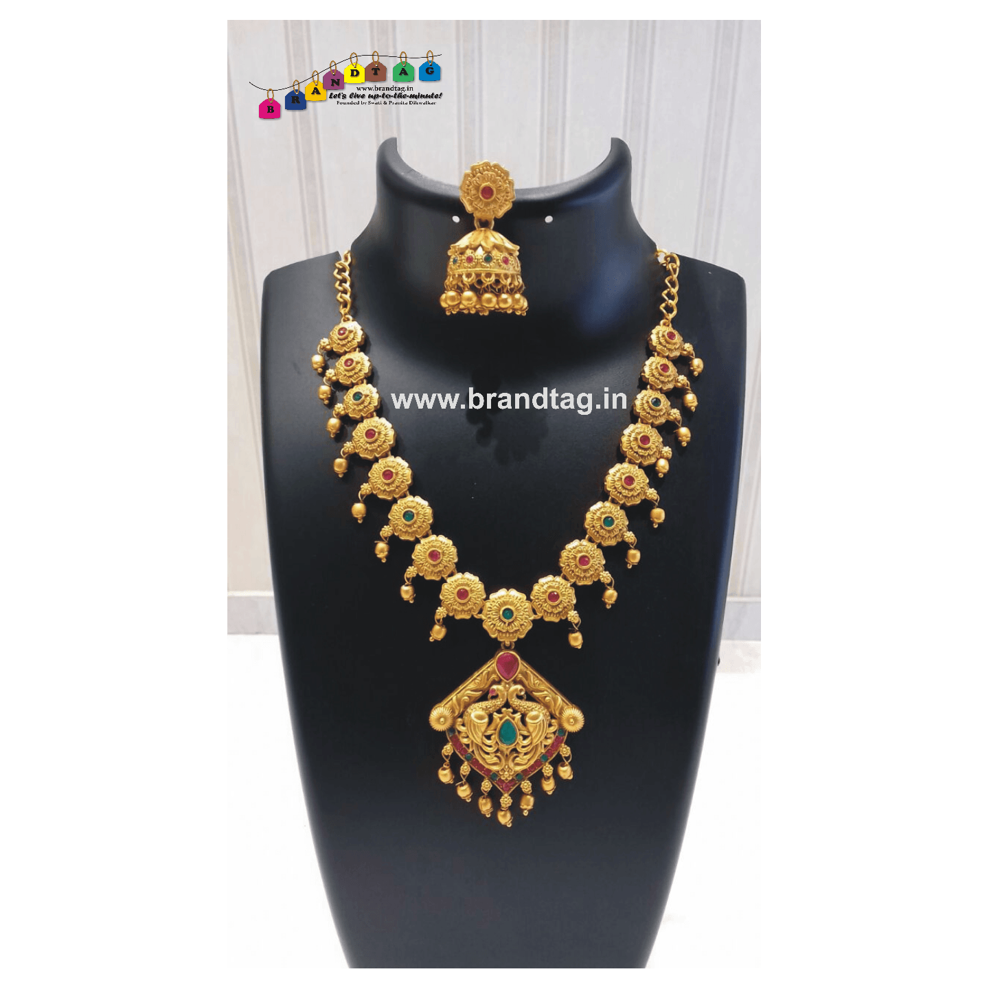 Diwali Collection - Matt finished Golden Necklace Set!