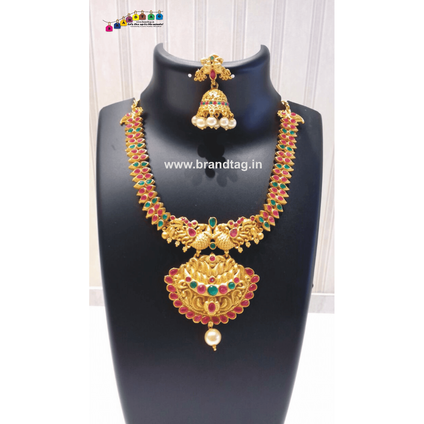 Diwali Collection - Ethnic Golden Necklace set!