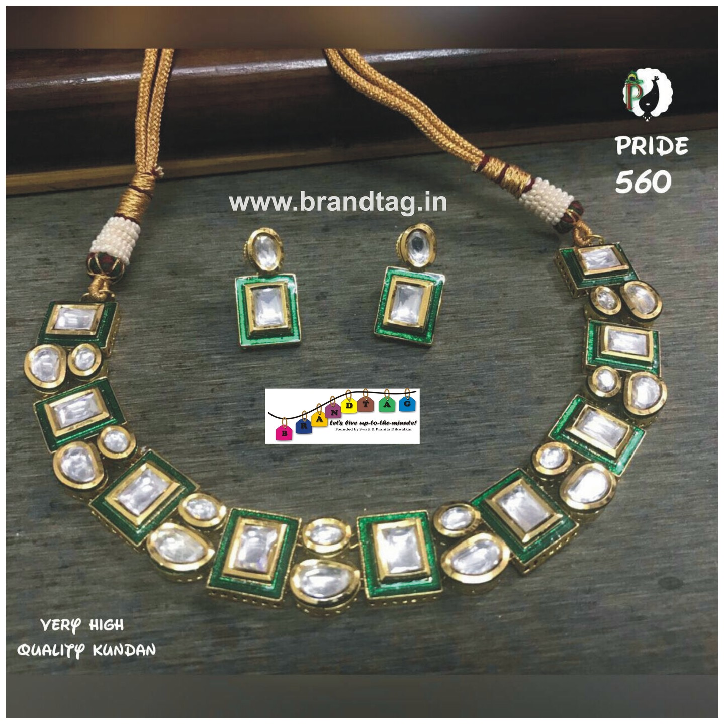 Exquisite Kundan Necklace Set!