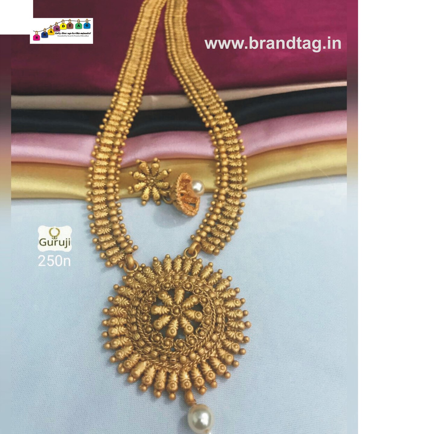 Royal Golden Chakriphul Necklace set!!
