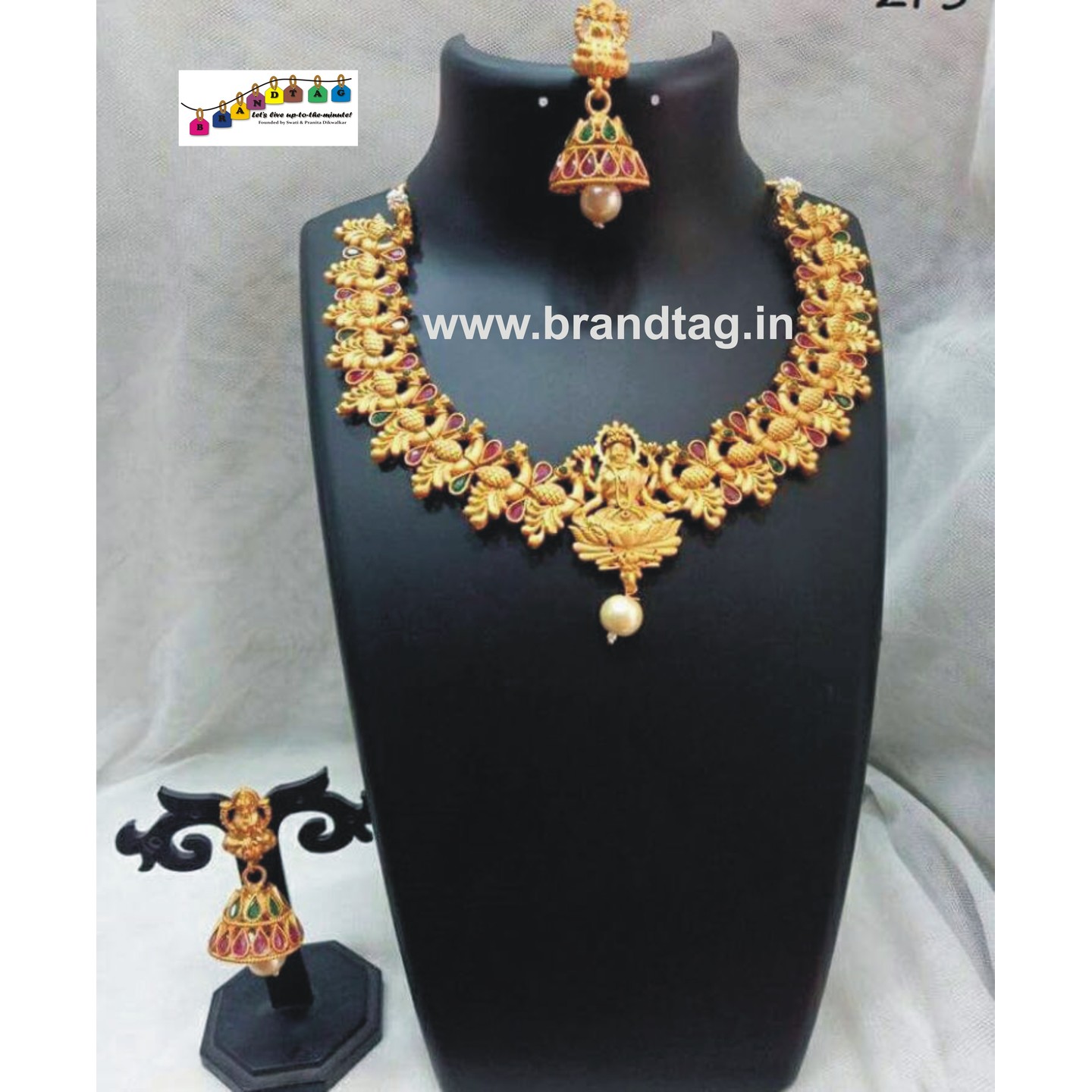 Exquisite Golden Temple Necklace set!