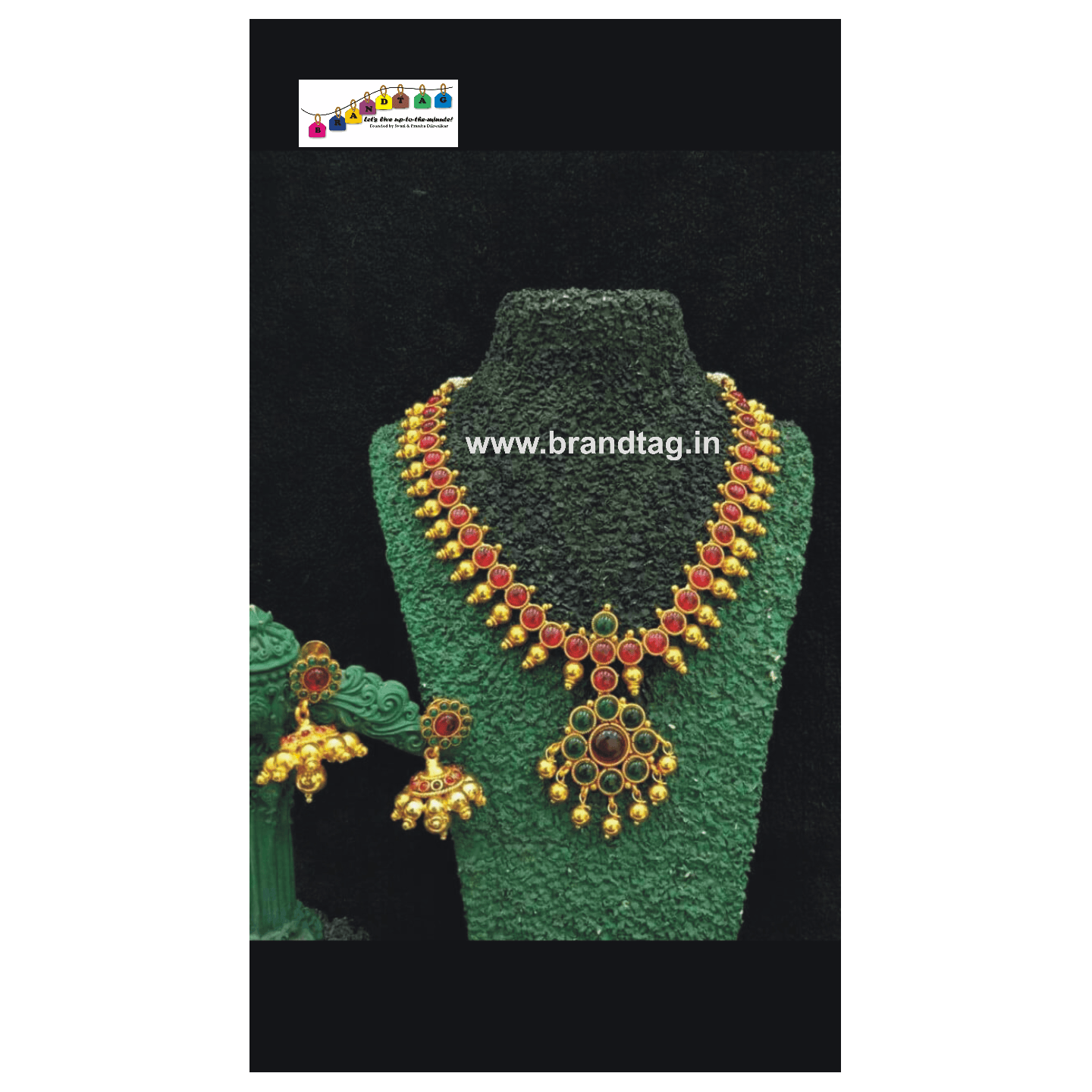 Traditional Golden Necklace set! 