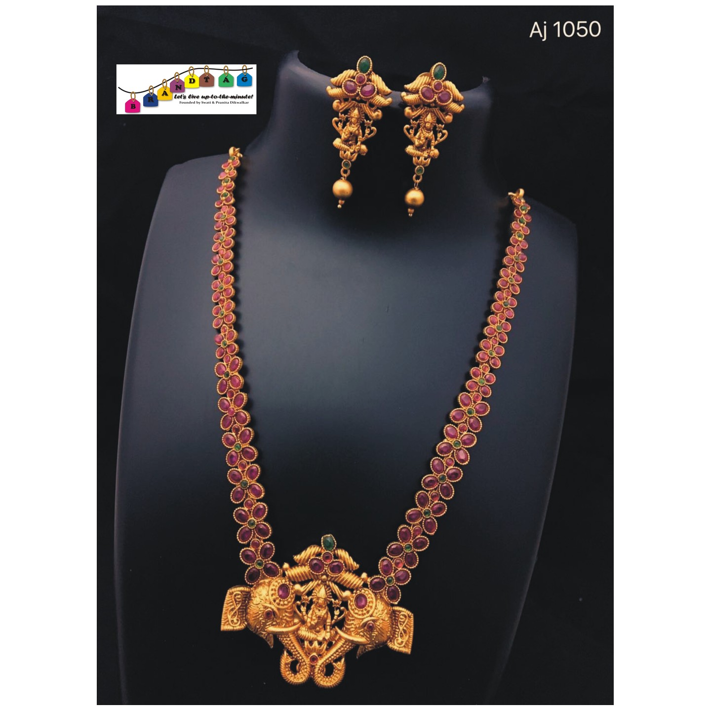 Beautiful Golden Baahubali Necklace set!!