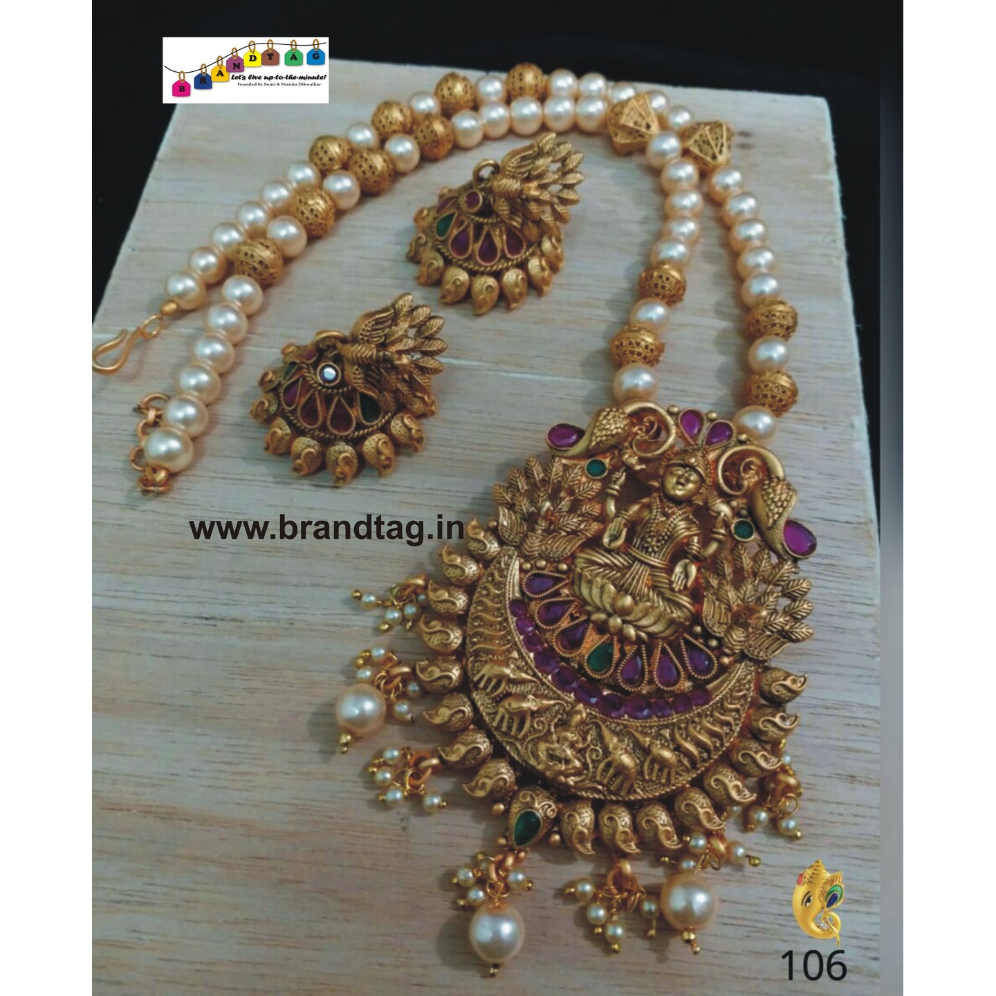 Exquisite Baahubali Chandrakor Long Necklace Set!!!