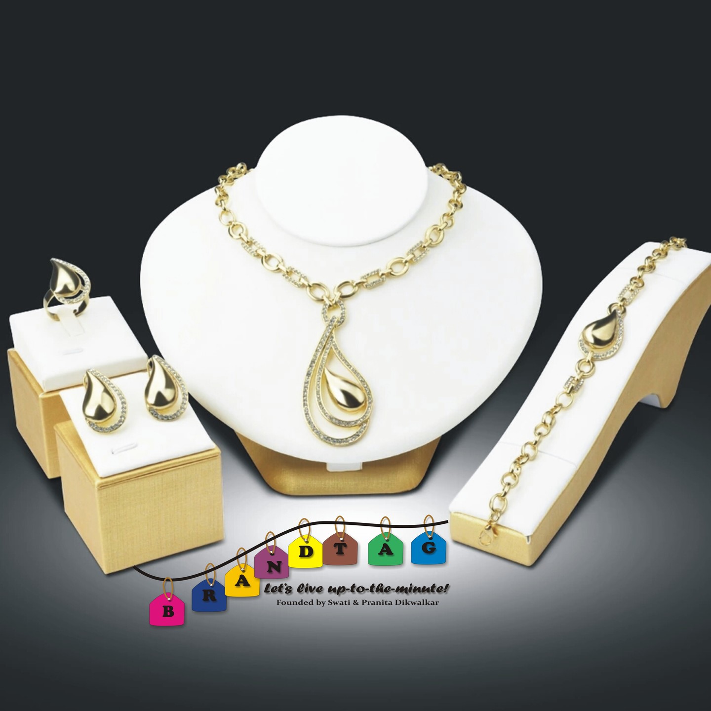 Special Teej Collection ! Contemporary yet Traditional Golden Necklace Set !