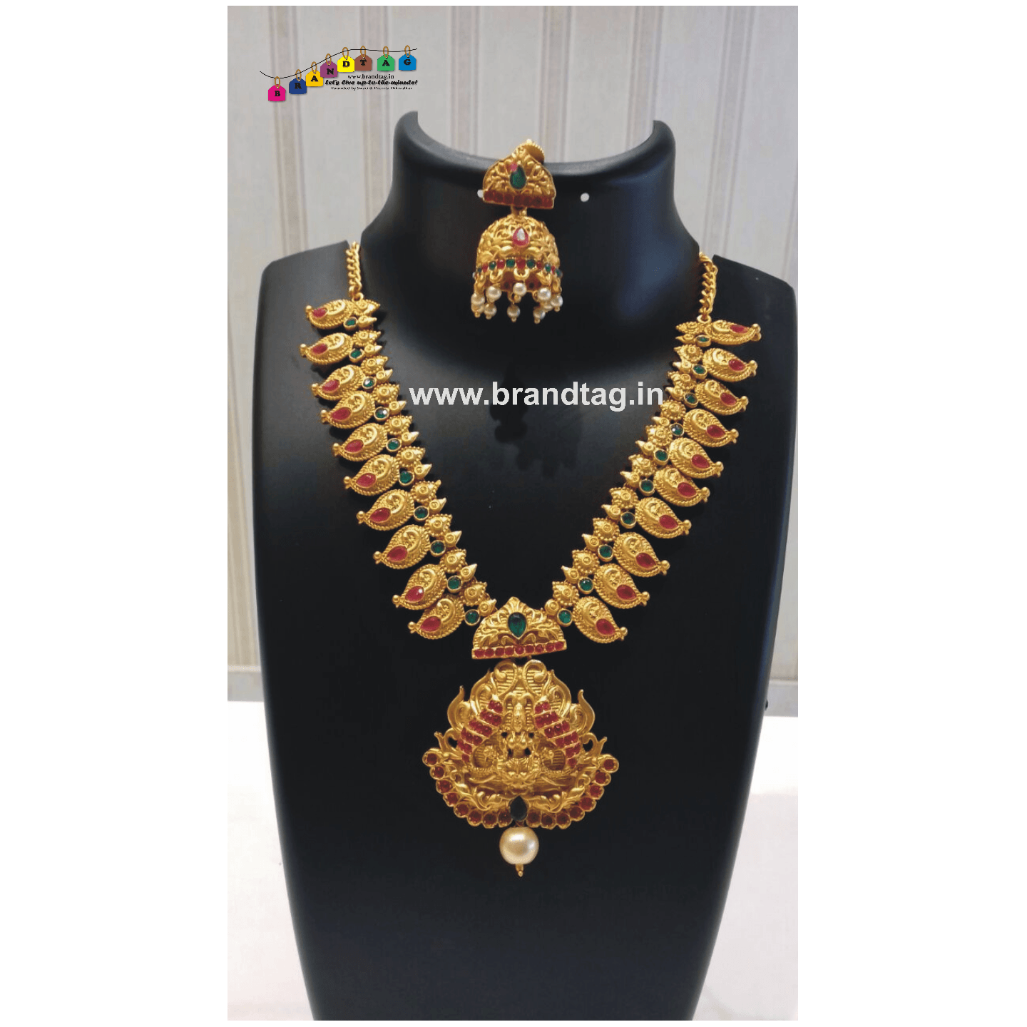 Diwali Collection - Long Golden Necklace set!