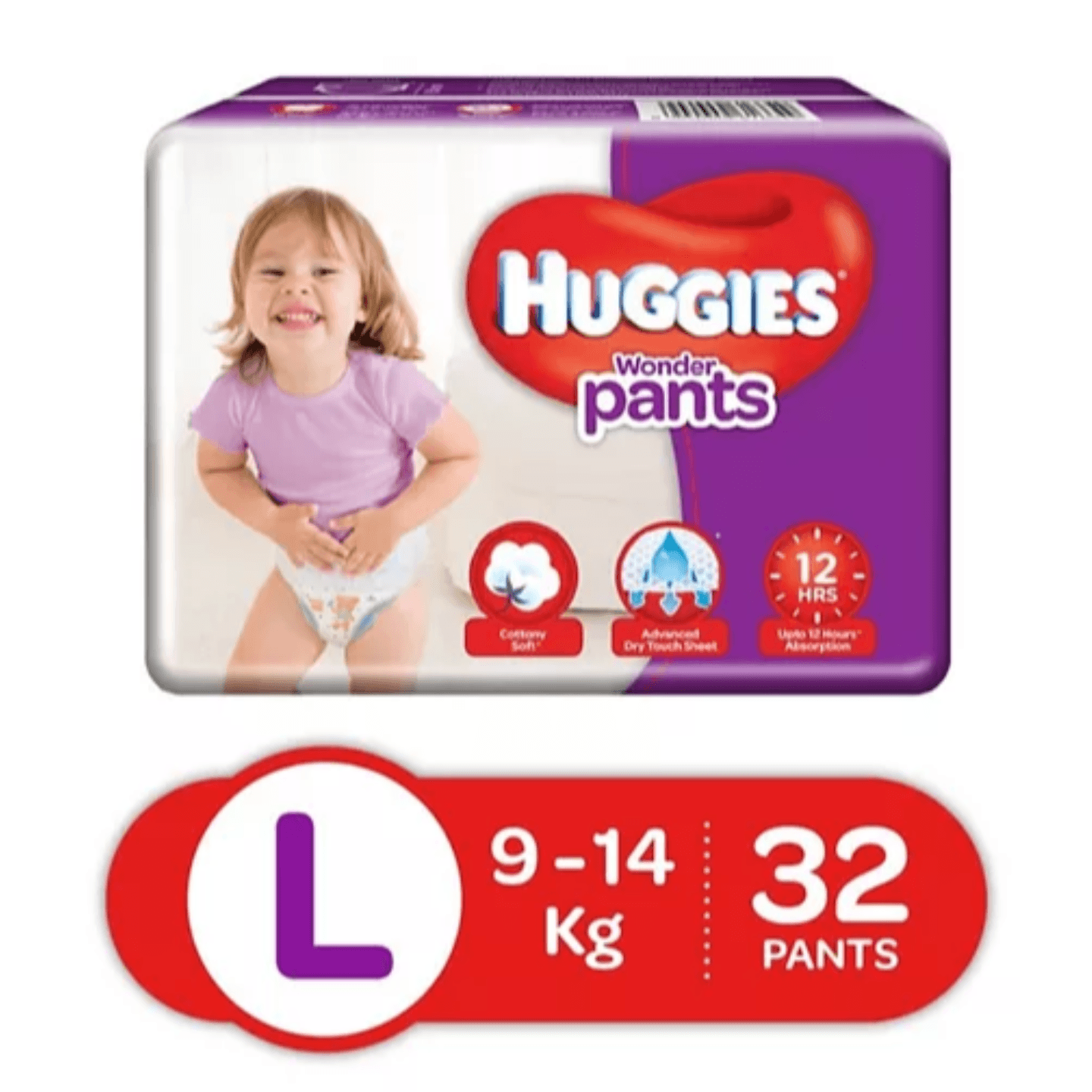 Huggies Wonder Pants Large Size Pant Style Diapers - 60 Pieces