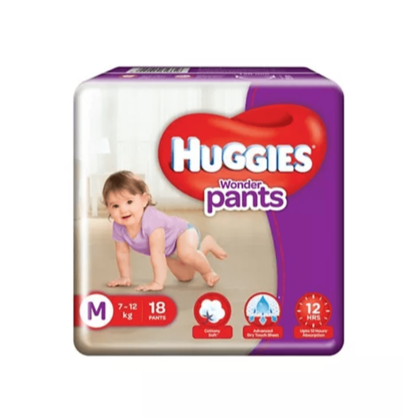 Huggies Wonder Pants Medium Size Diapers - 18 Pieces