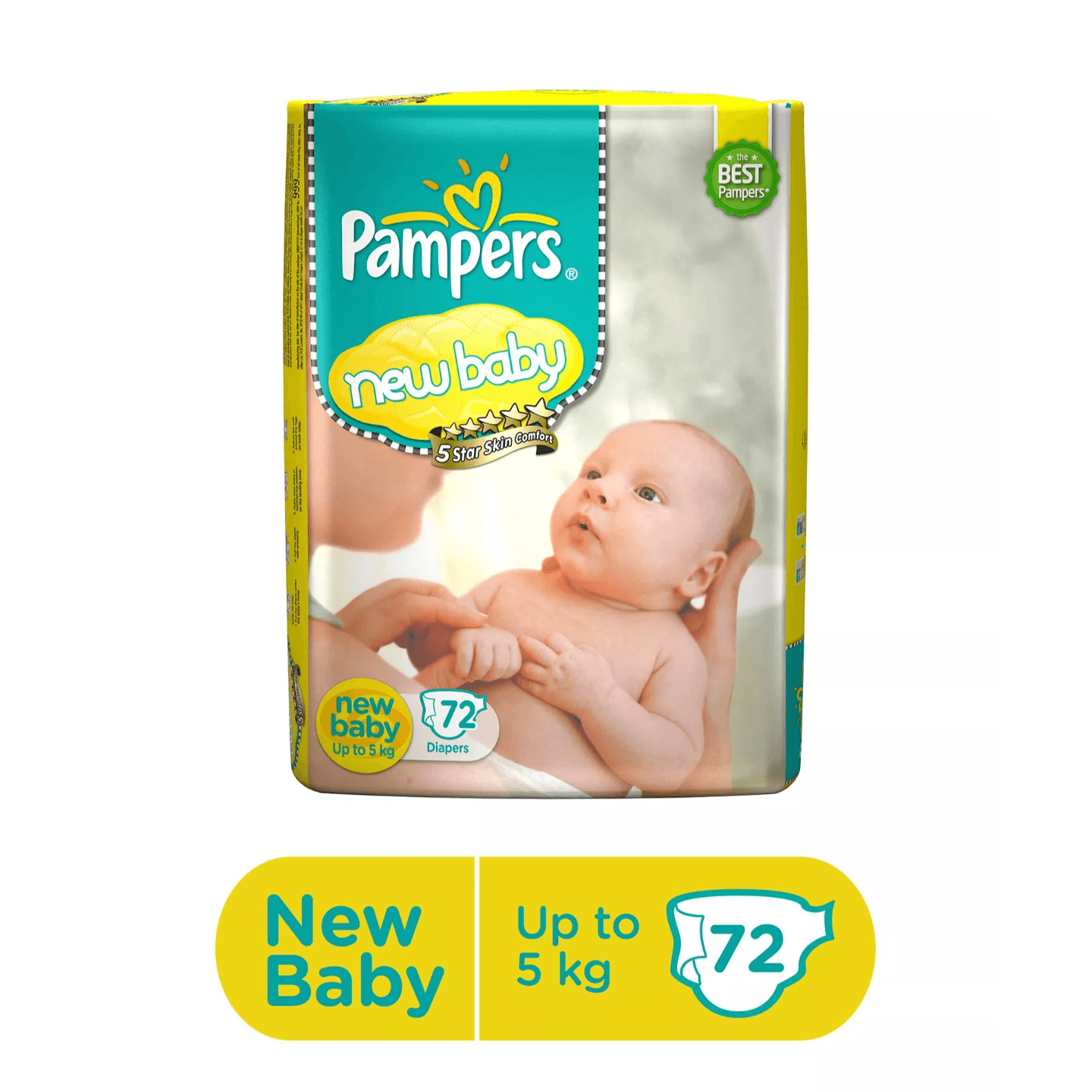 Pampers New Baby Diapers New Born - 24 Pieces