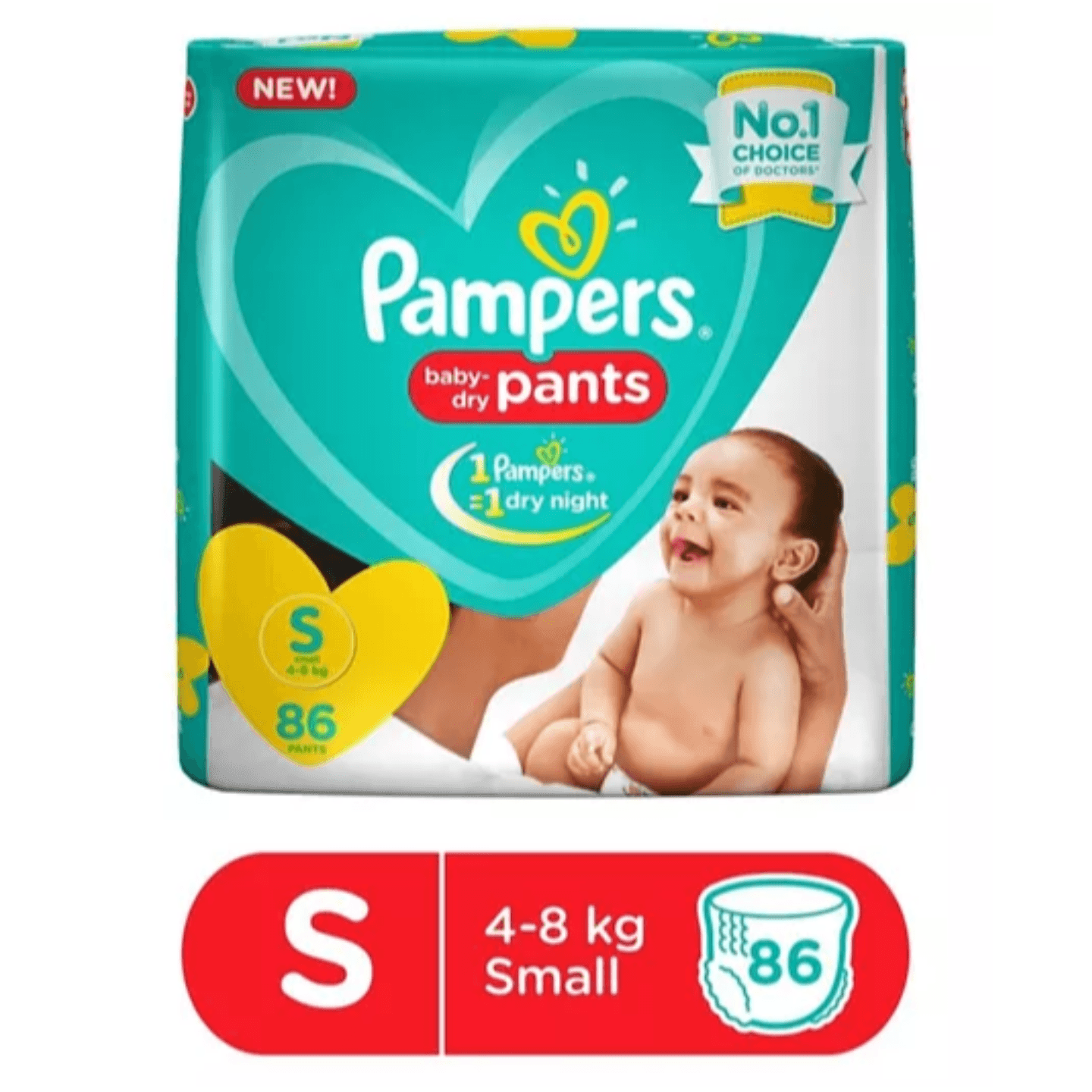 Pampers Pant Style Diapers Small - 86 Pieces