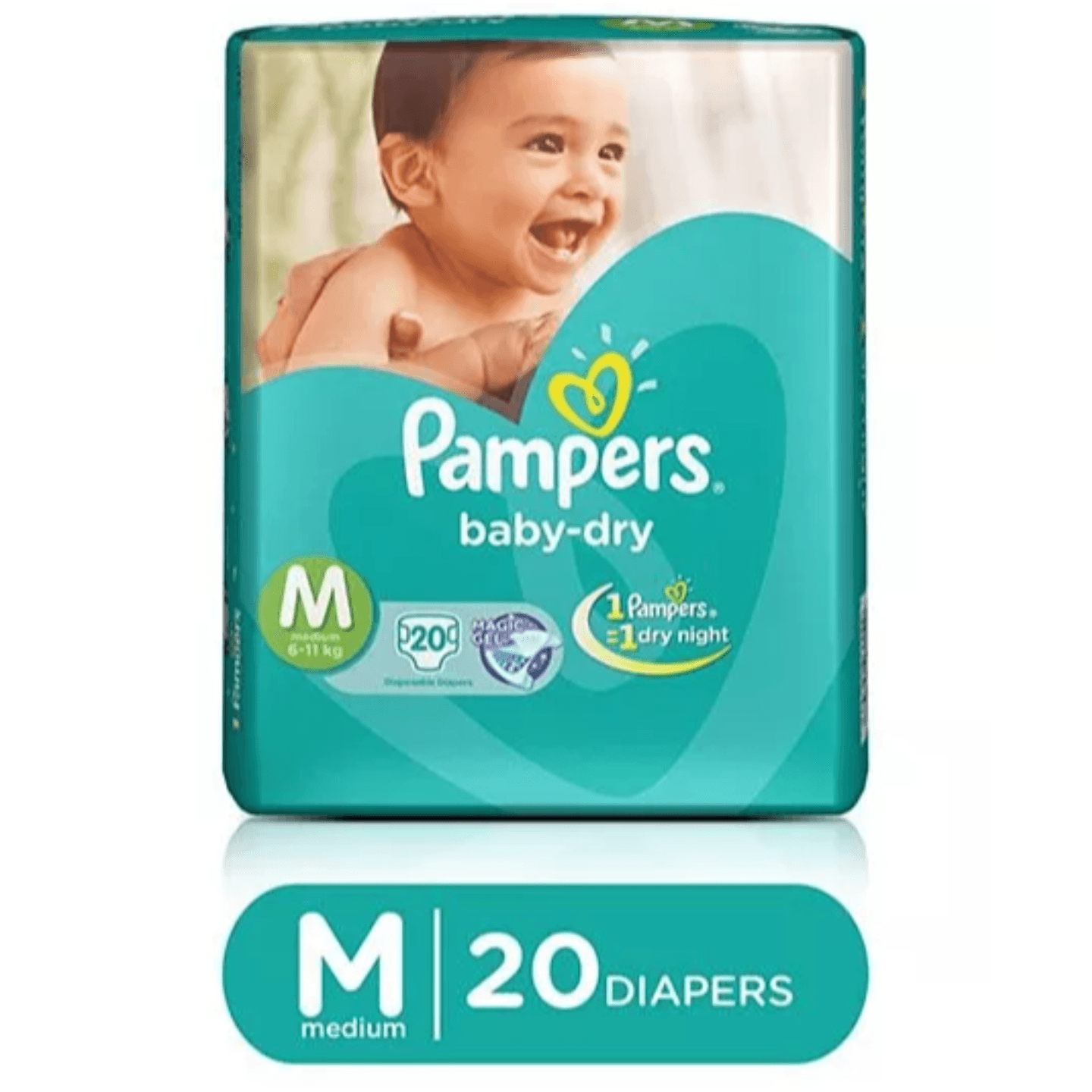 Pampers Pant Style Medium Size Diapers Monthly Box Pack - 152 Pieces