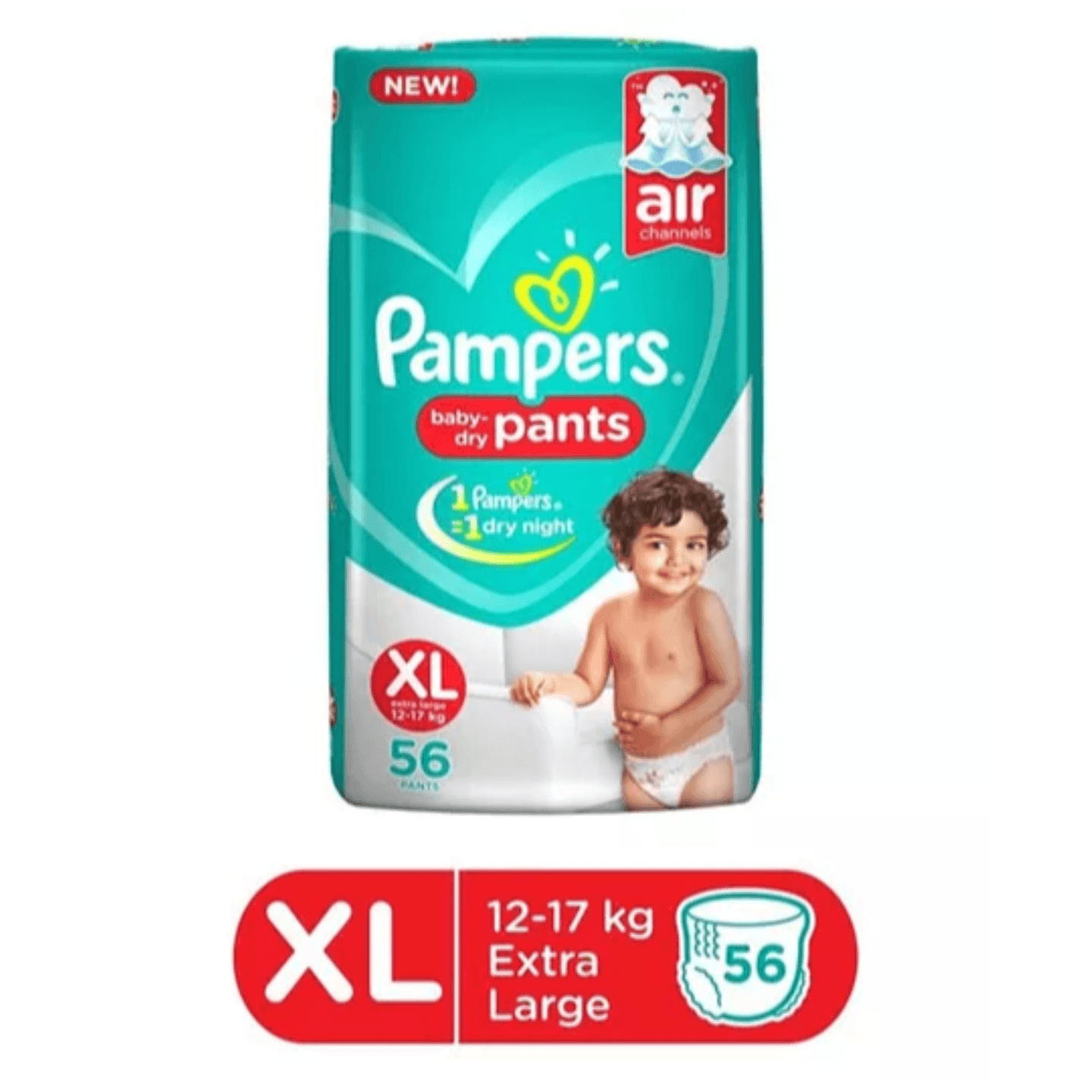 Pampers Pant Style Diapers Large Size - 46 Pieces