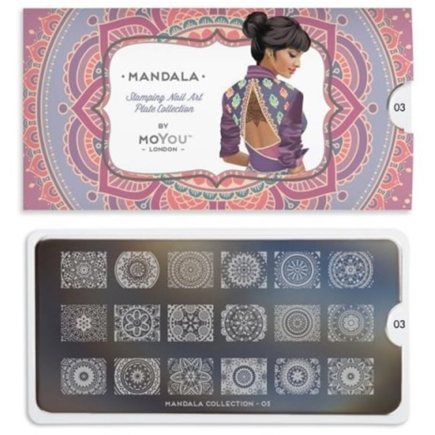 Mandala Nail Stamping Plate