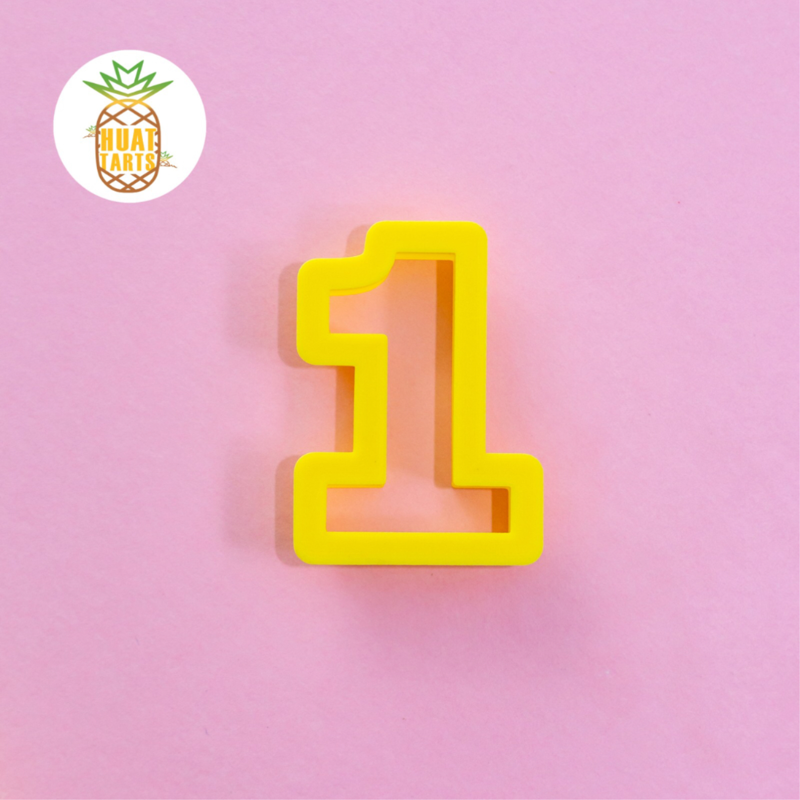 Number 1 cookie cutter
