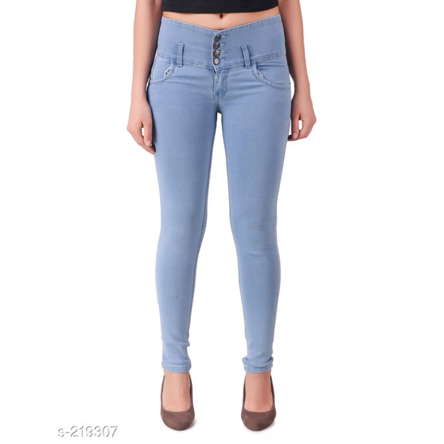 Trendy Denim Solid women's jeans (s-219307)