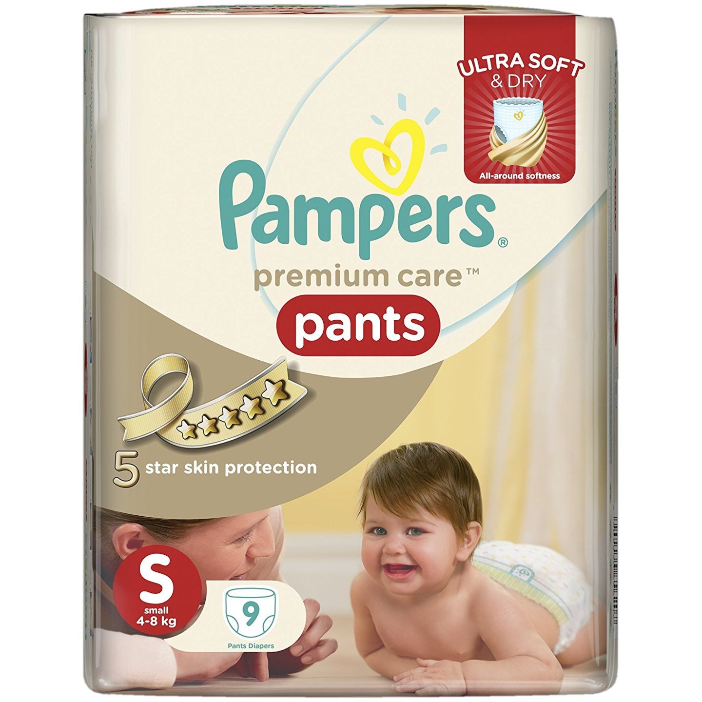 Pampers Premium Care Small Size Diaper Pants (9 Counts)