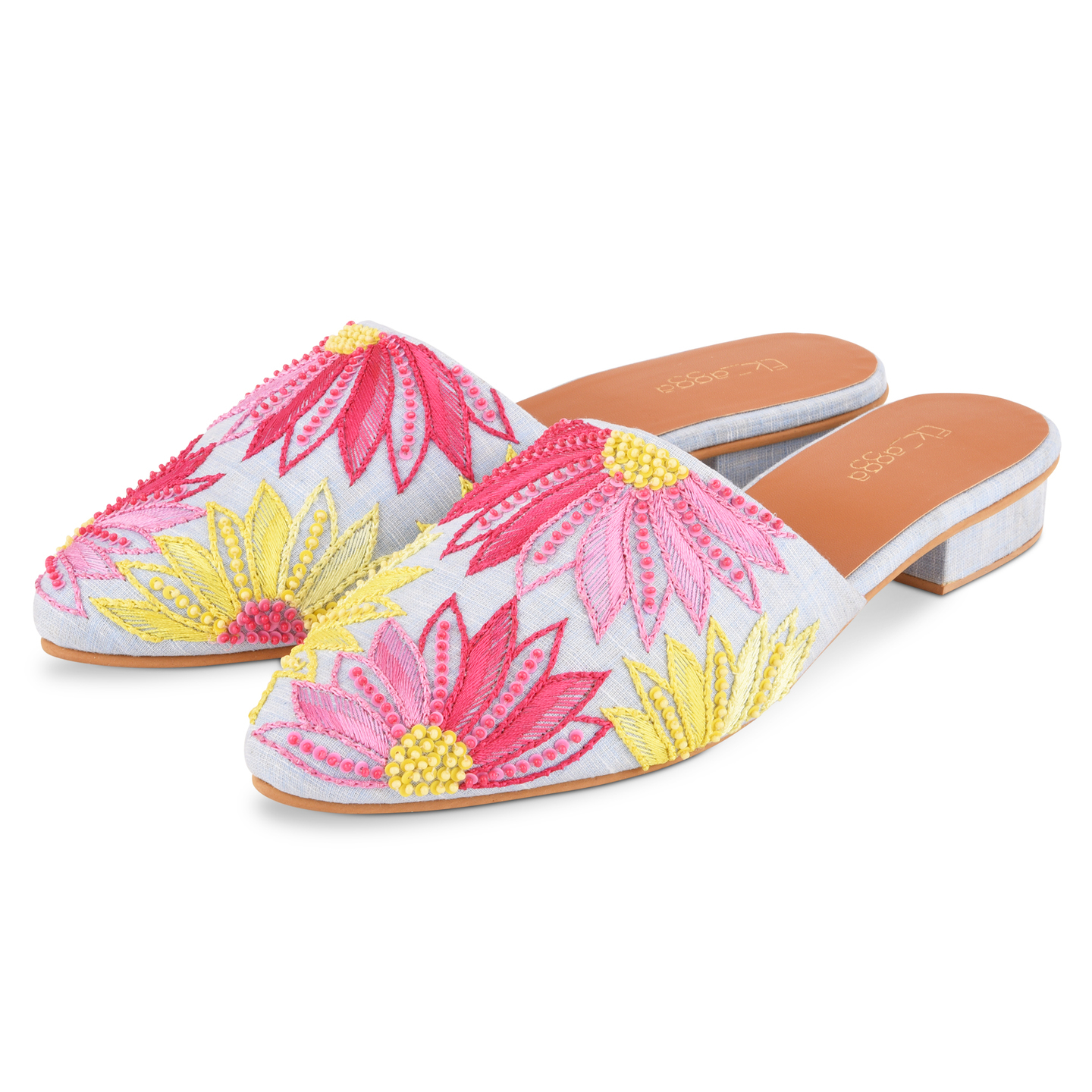 Pop Floral Mules