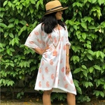 Coral Paisley Kaftan