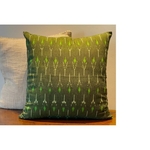 IKKAT CUSHION COVERS - Green