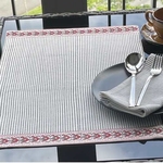 Buy Classic Grey Stripes Table Mat Order Grey Stripes Table Mat