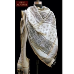 SOLD Block printed pearl mangalgiri dupatta