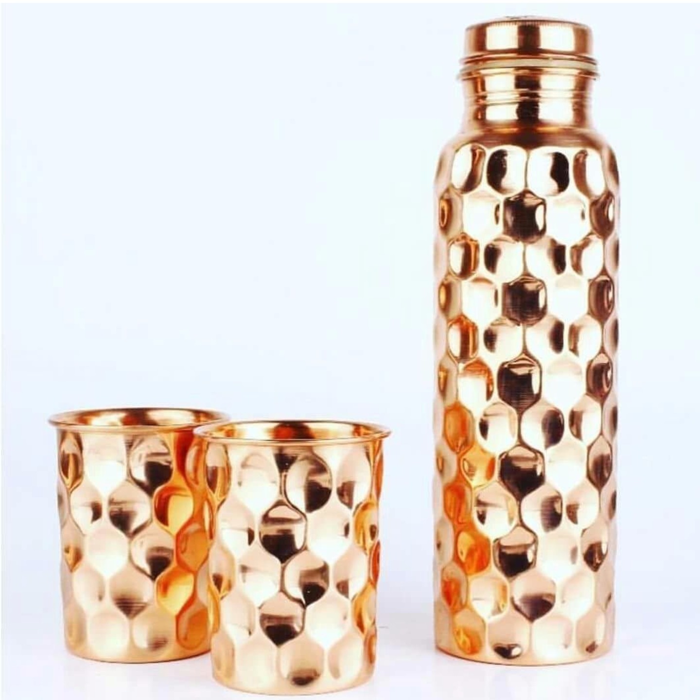 Diamond Copper Bottle Set