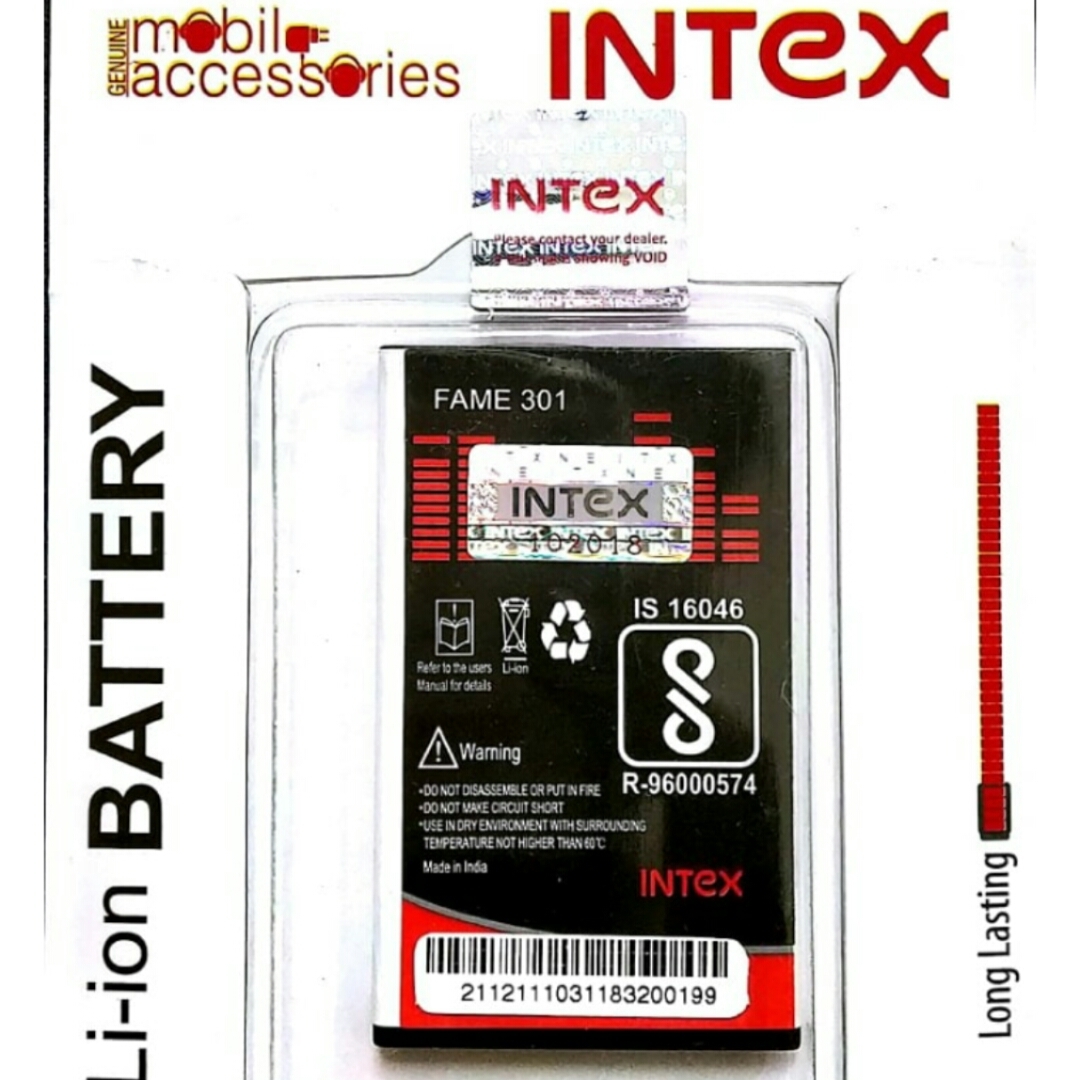 intex fame 301 battery