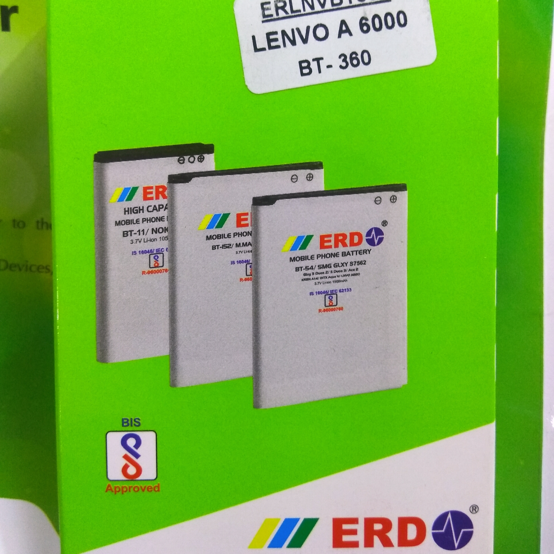 ERD LENOVO A6000