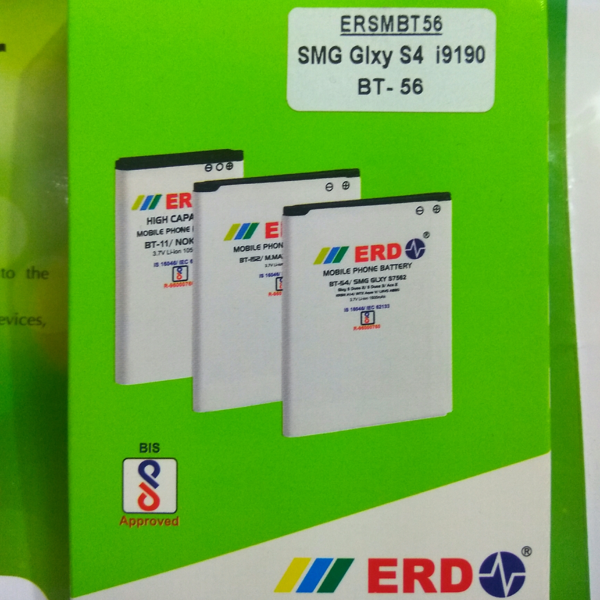 ERD S4 Mini i9190  BATTERY