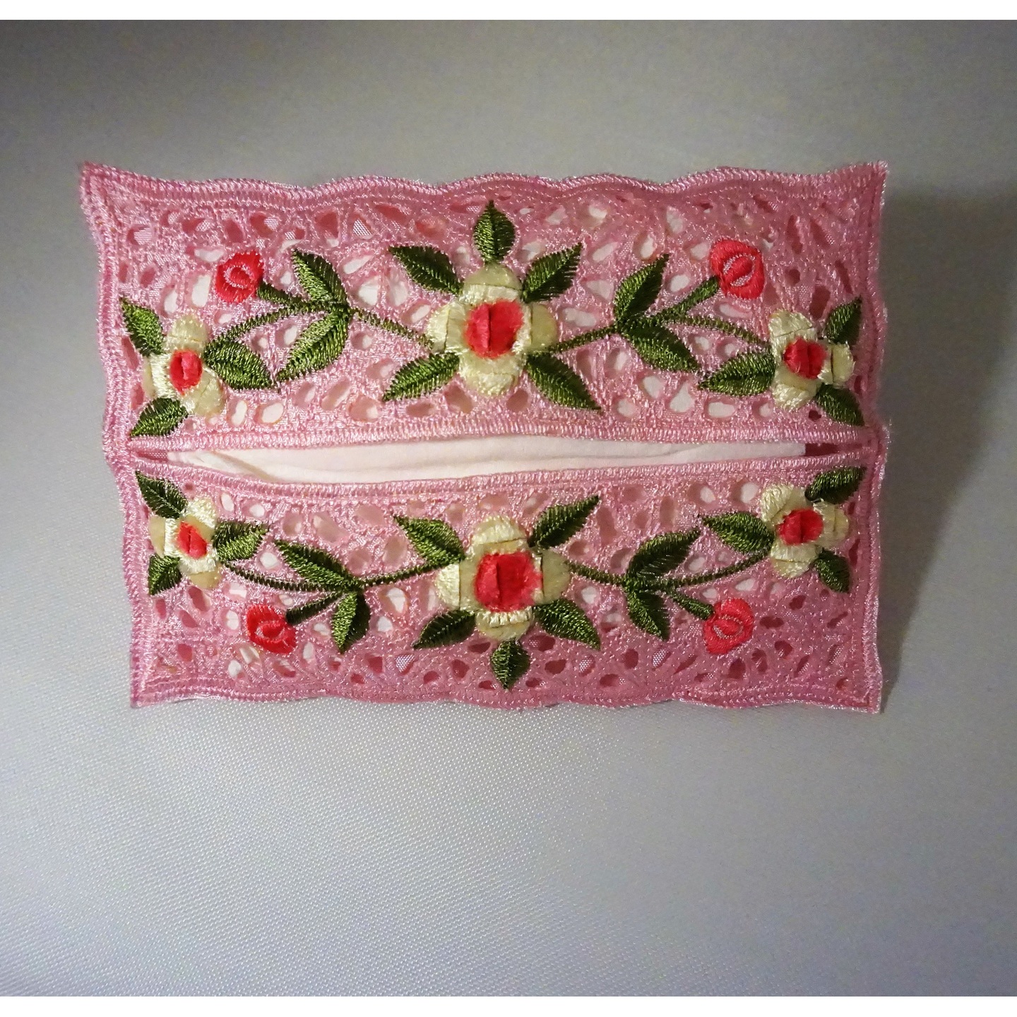 Pocket Tissue Cover (Pink Colour)