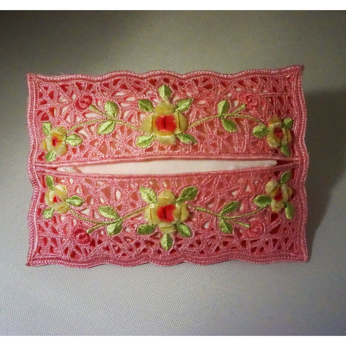 Pocket Tissue Cover (Pink Colour)