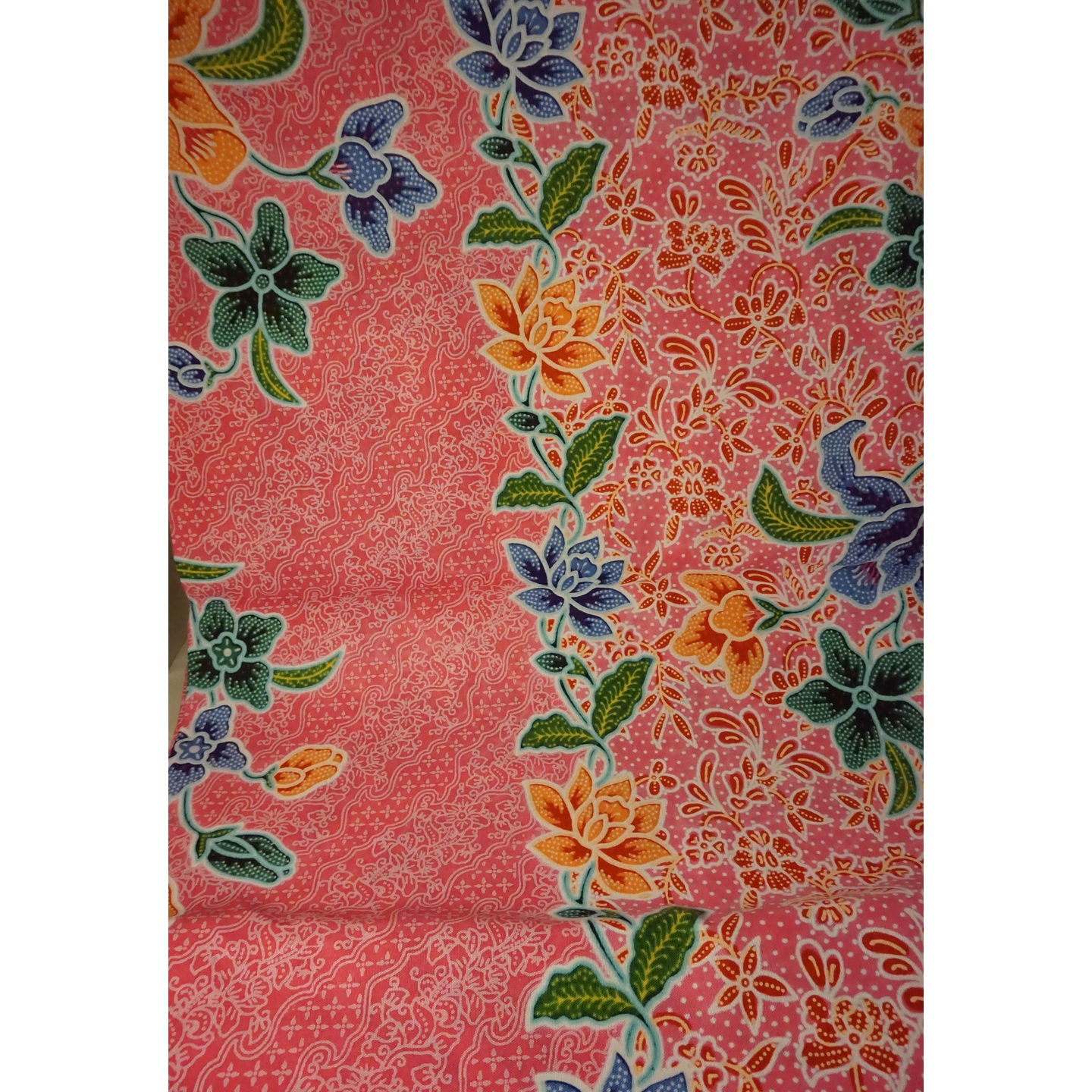 Sarong Batik (Pink colour with Floral Design)