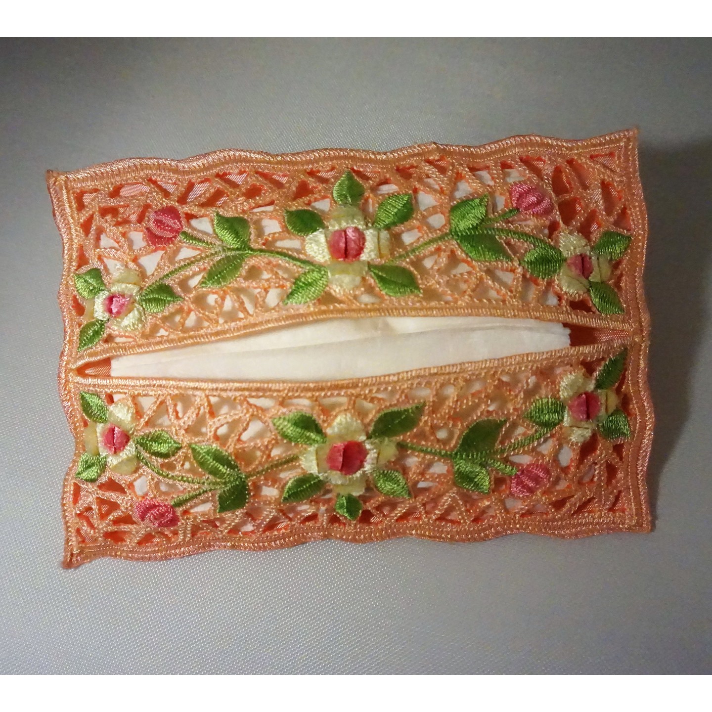 Pocket Tissue Cover (Orange Colour)