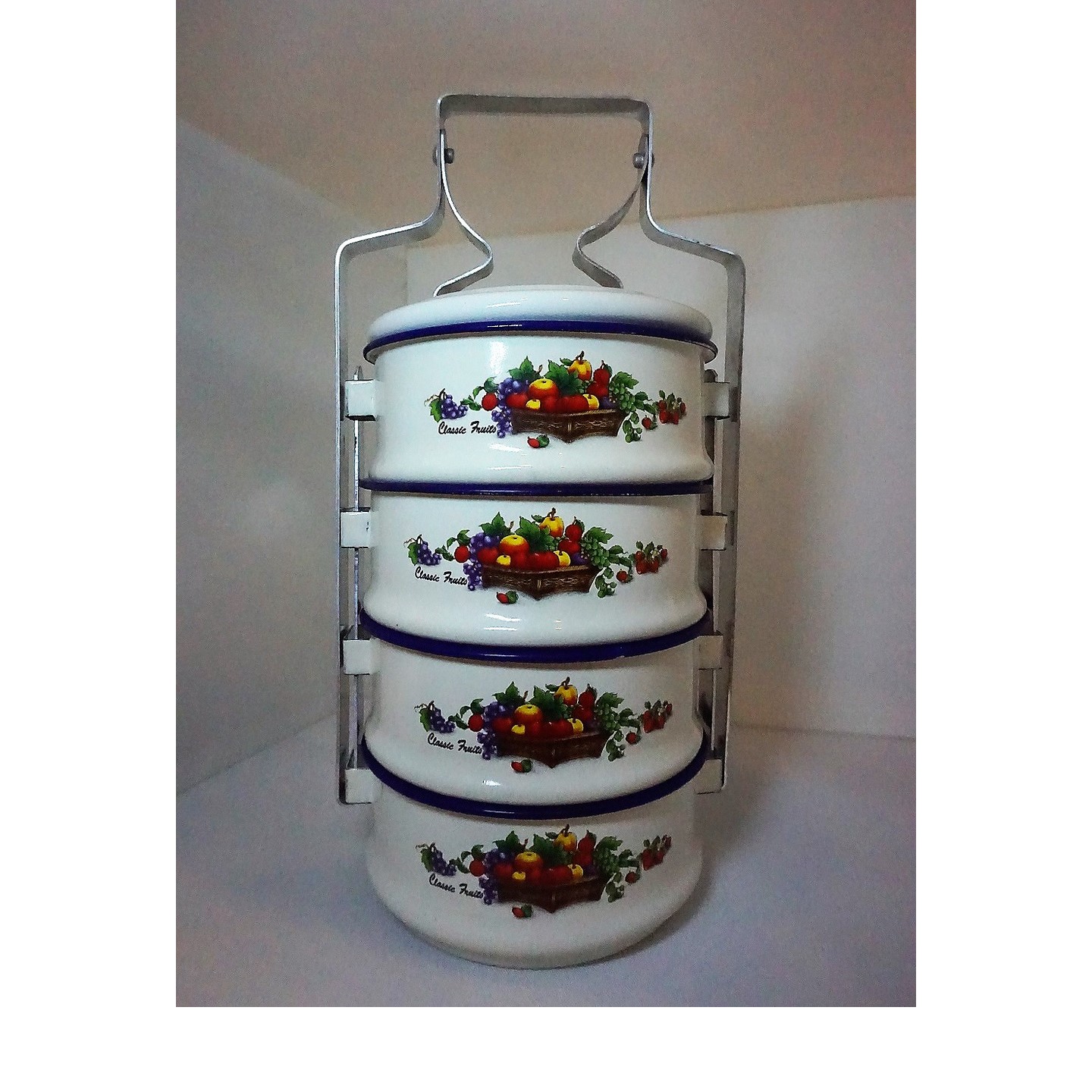 4 Tier Tiffin Carrier (Fruits design)