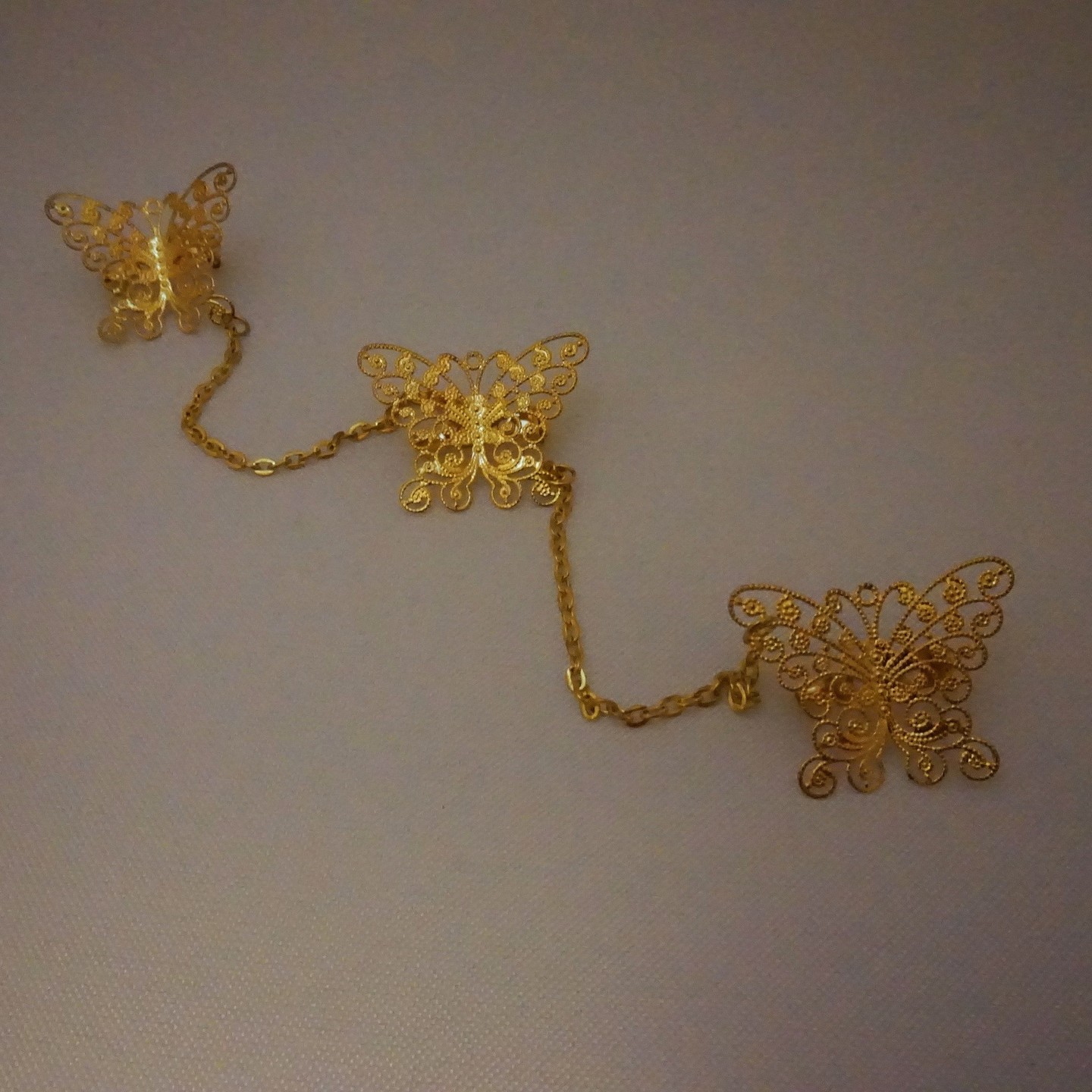 Kerosang (A set of 3 Butterfly Brooches)