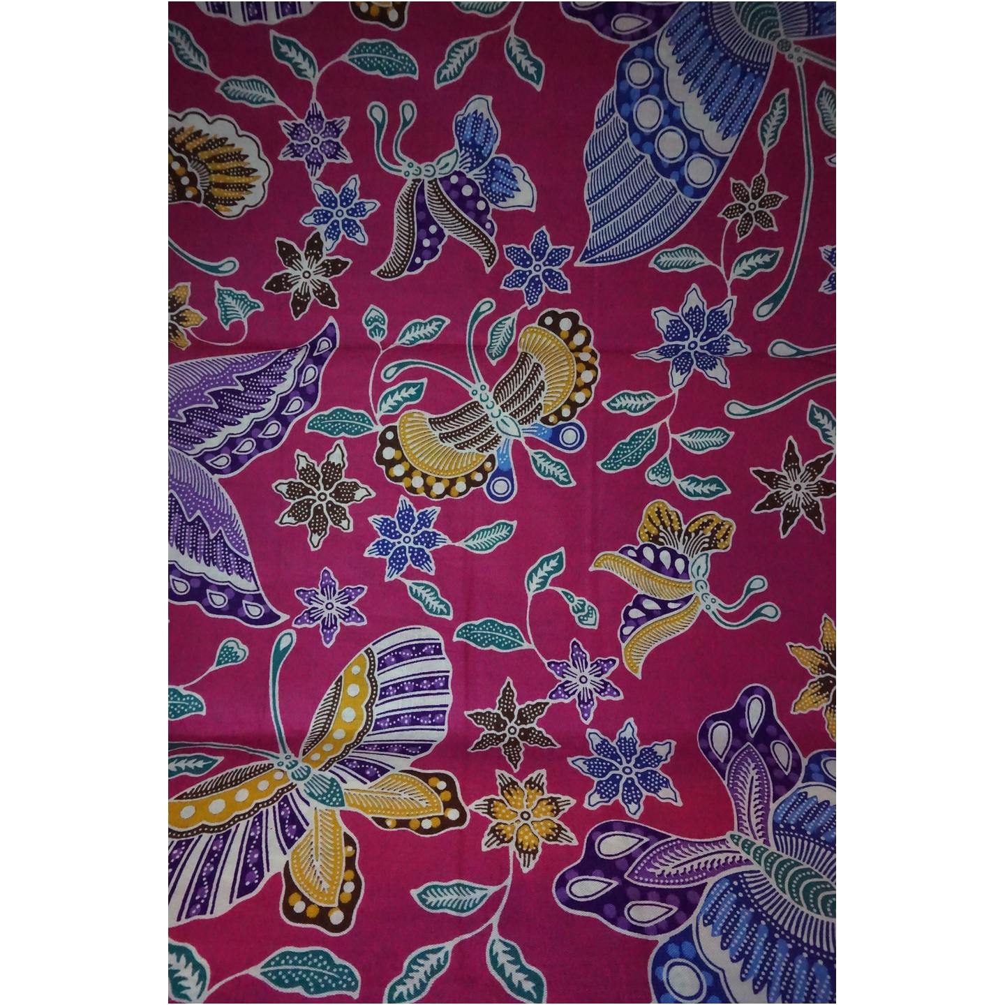 Sarong Batik - Butterfly Design (Pink)