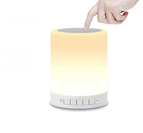 Touch Lamp Portable Bluetooth Speaker with Smart Colour Changing Touch Mode Night Lamp