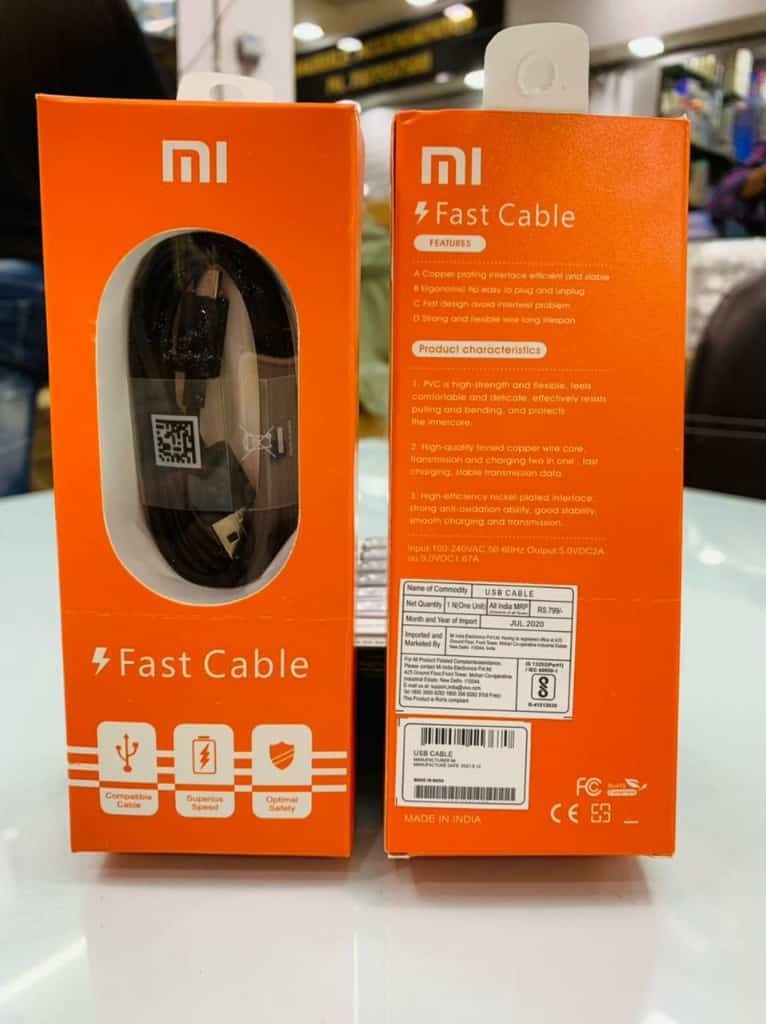 Mi fast Cable V8