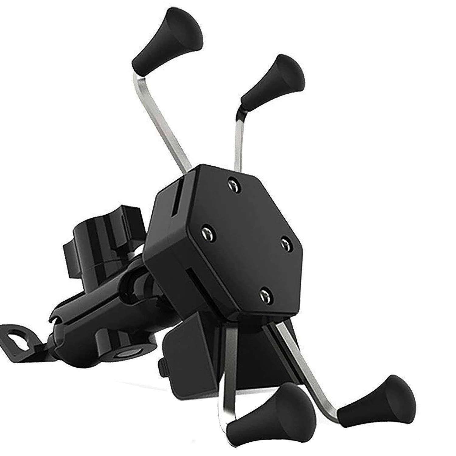 Metal Universal Bike Charging Stand with Silicone